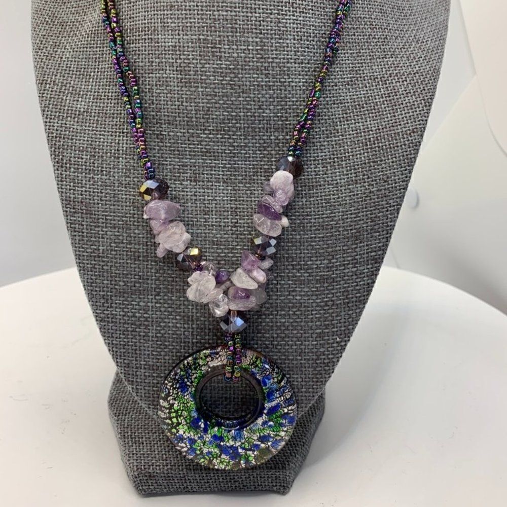 11" Beaded Necklace 